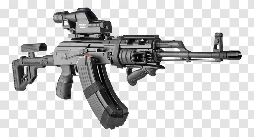 Vertical Forward Grip Firearm Weapon AK-47 Stock - Frame Transparent PNG