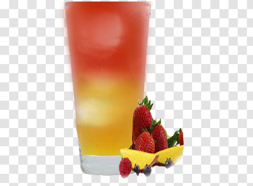 Strawberry Juice Orange Drink Cocktail Garnish Sea Breeze Non-alcoholic - Fruit - Avocado Transparent PNG