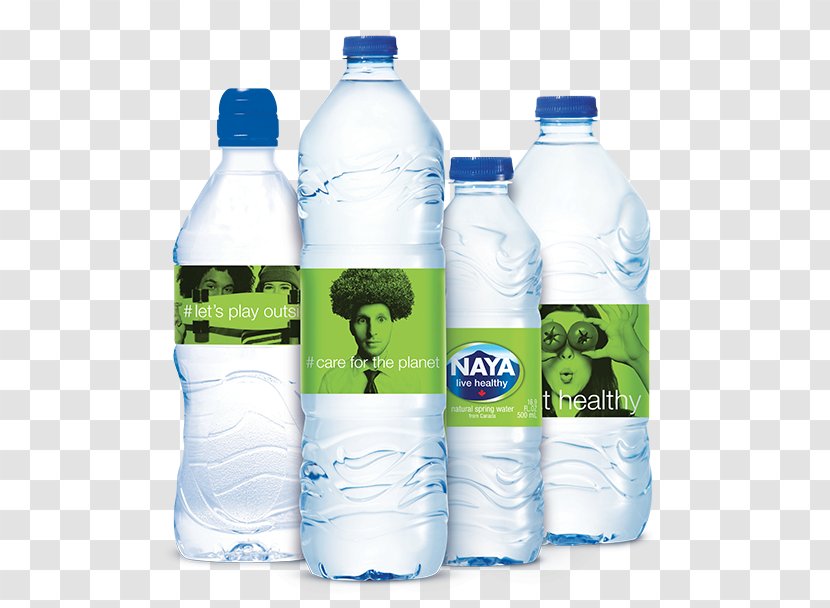 Water Bottles Bottled Carbonated Naya Waters - Ionizer Transparent PNG