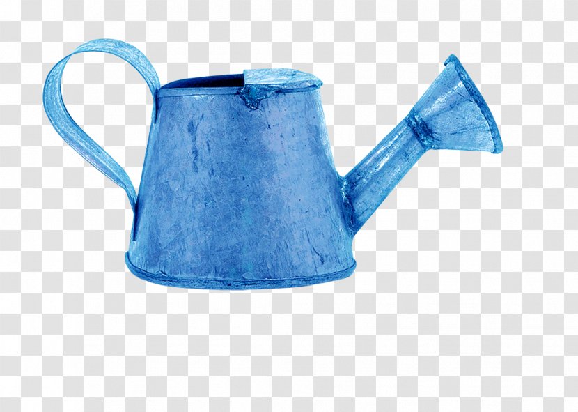Watering Cans Plastic Teapot Cobalt Blue - Kettle Transparent PNG