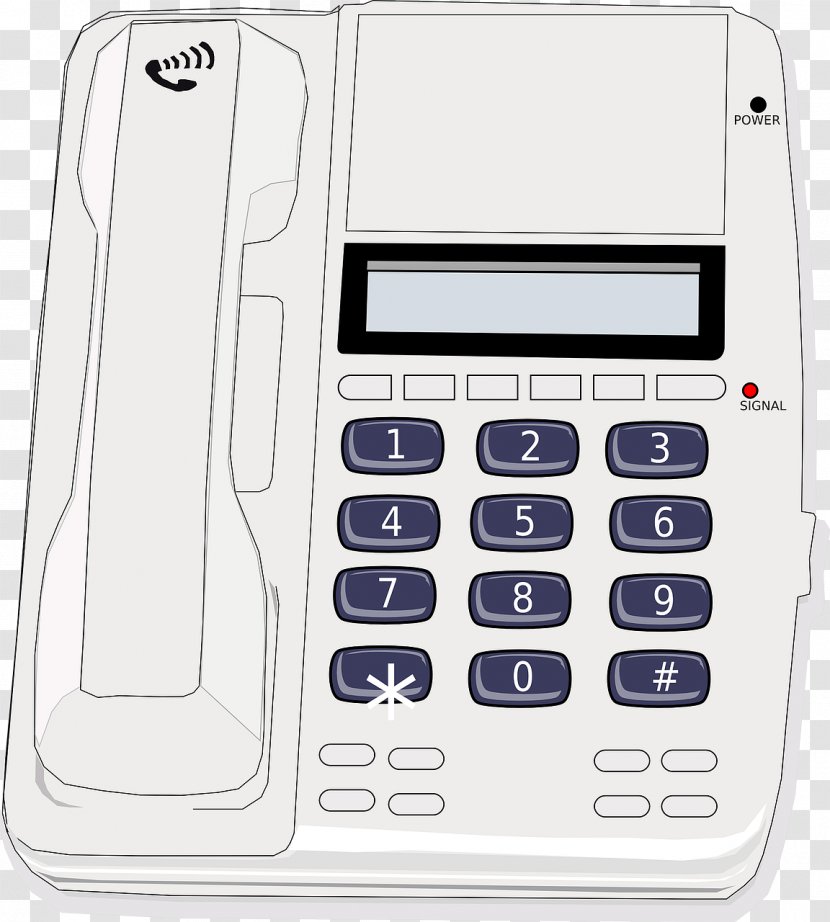 Mobile Phones Telephone Clip Art - Calculator - TELEFON Transparent PNG