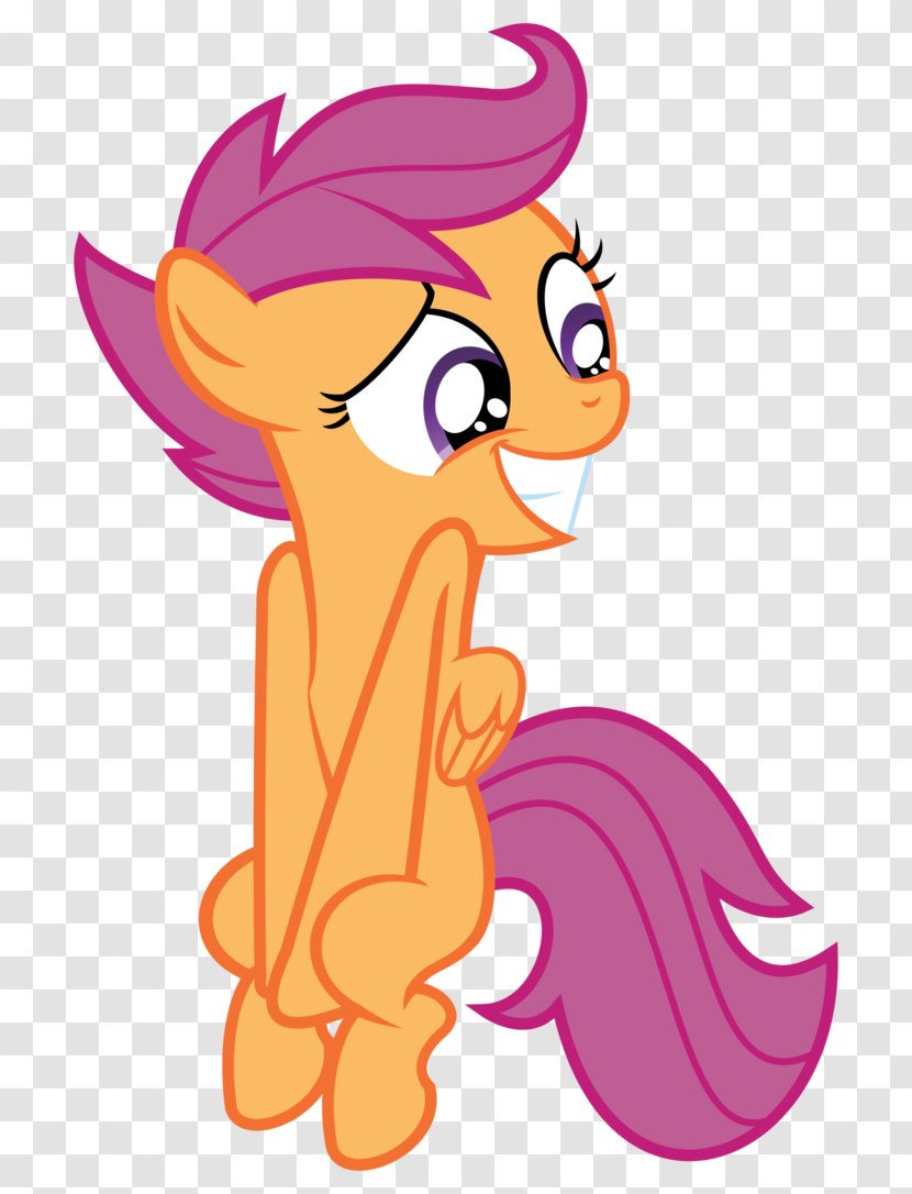 Cartoon Scootaloo Clip Art - Flower - Sleepless In Ponyville Transparent PNG