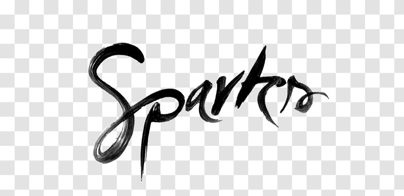 Sparks YouTube Logo Brand Google - Black And White - Hilary Duff Transparent PNG