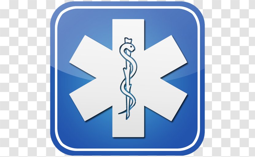 Star Of Life Emergency Medical Services Symbol Technician Clip Art - Pic Transparent PNG