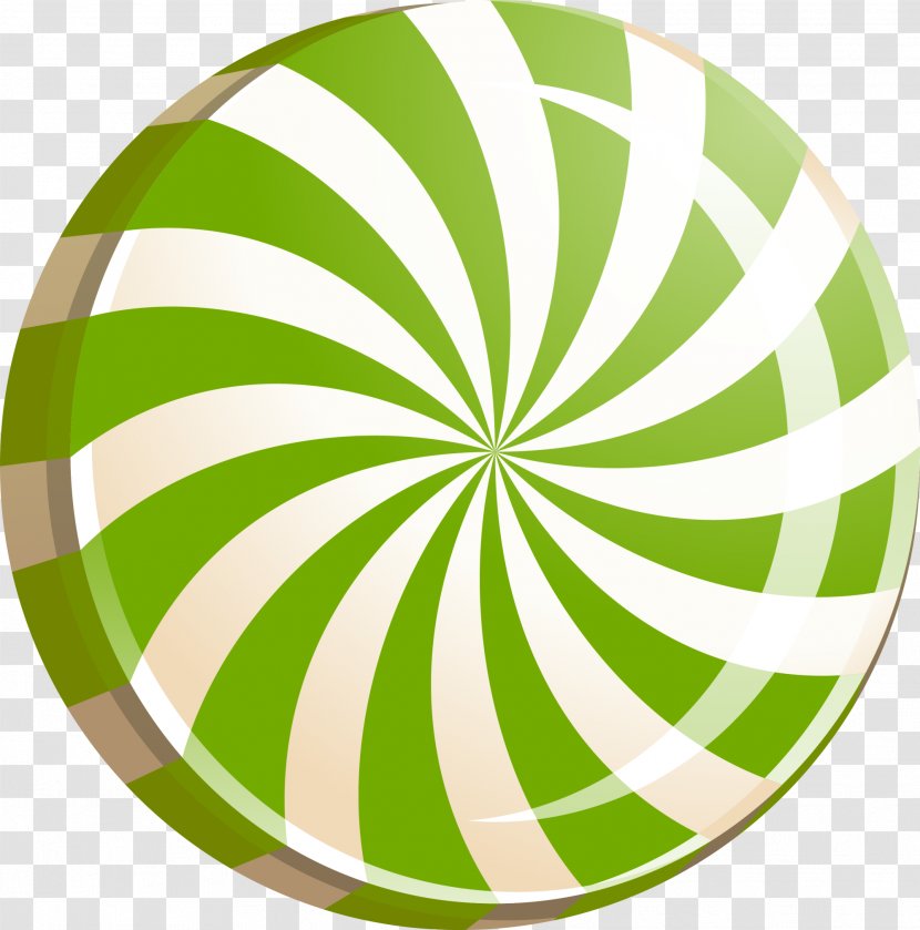 Lollipop Candy Clip Art - Oval - Green Simple Transparent PNG