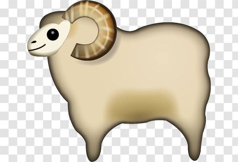 Dorset Horn IPhone Emoji Sticker - Camel Like Mammal - Sheep Transparent PNG