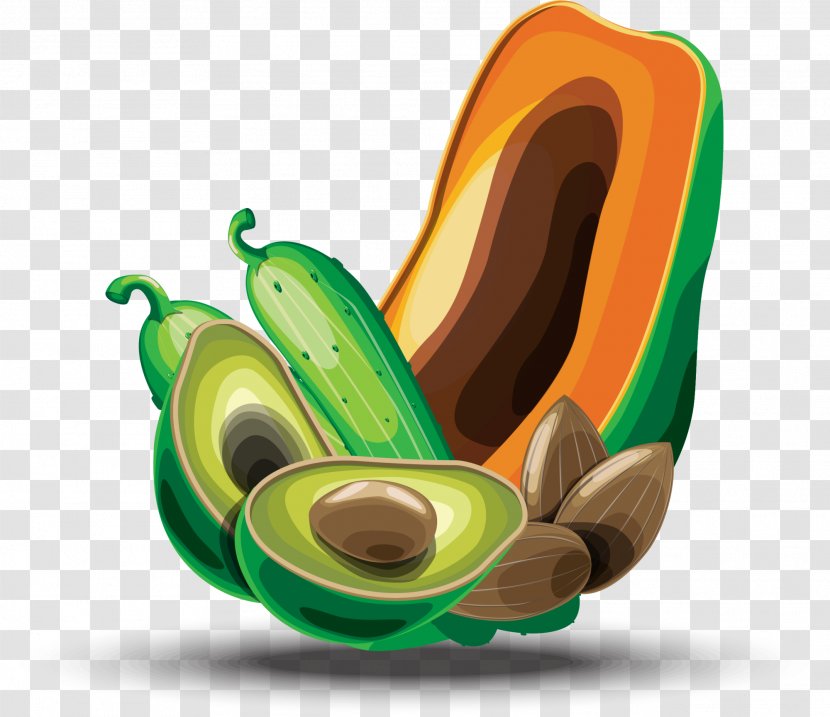 Avocado Fruit - Vegetable - Green Food Transparent PNG