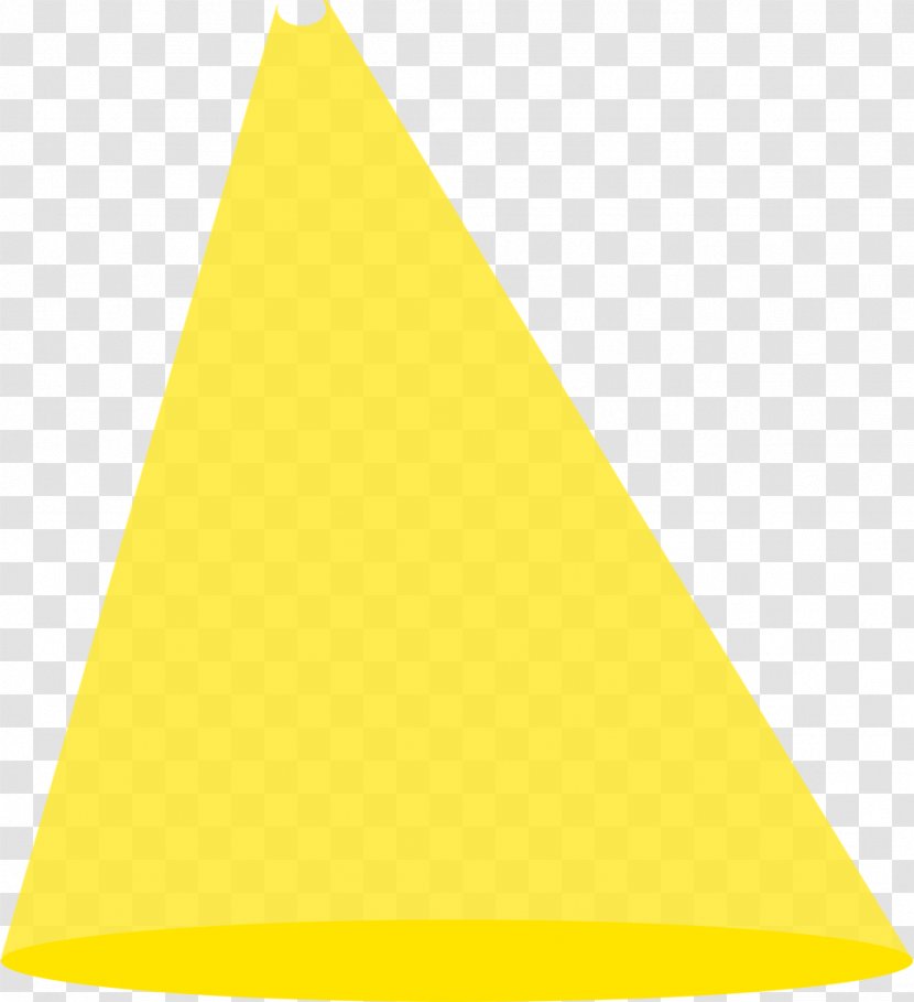 Triangle Font - Yellow Light Exposure Transparent PNG