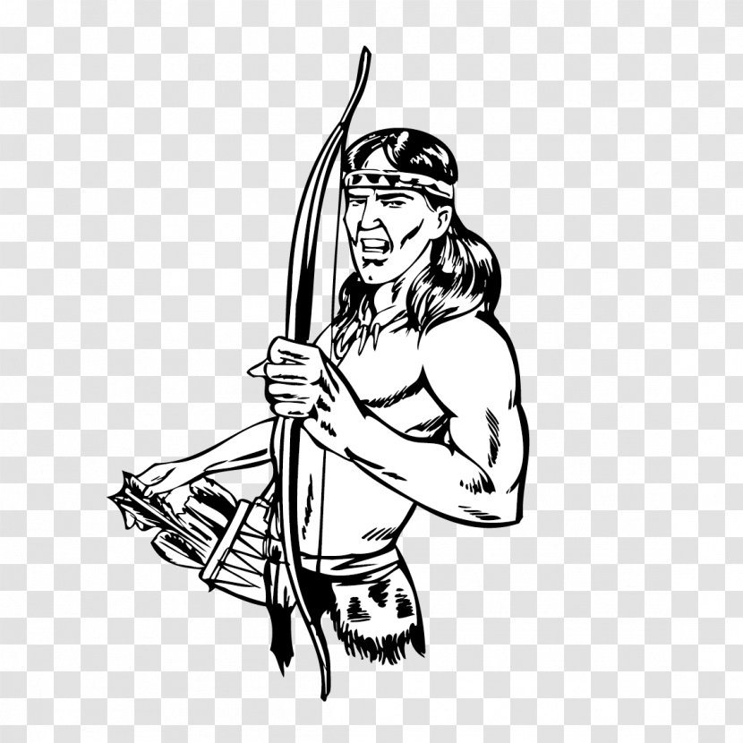 Indigenous Peoples Of The Americas Bow - Inker - Ancient Battlefield Transparent PNG