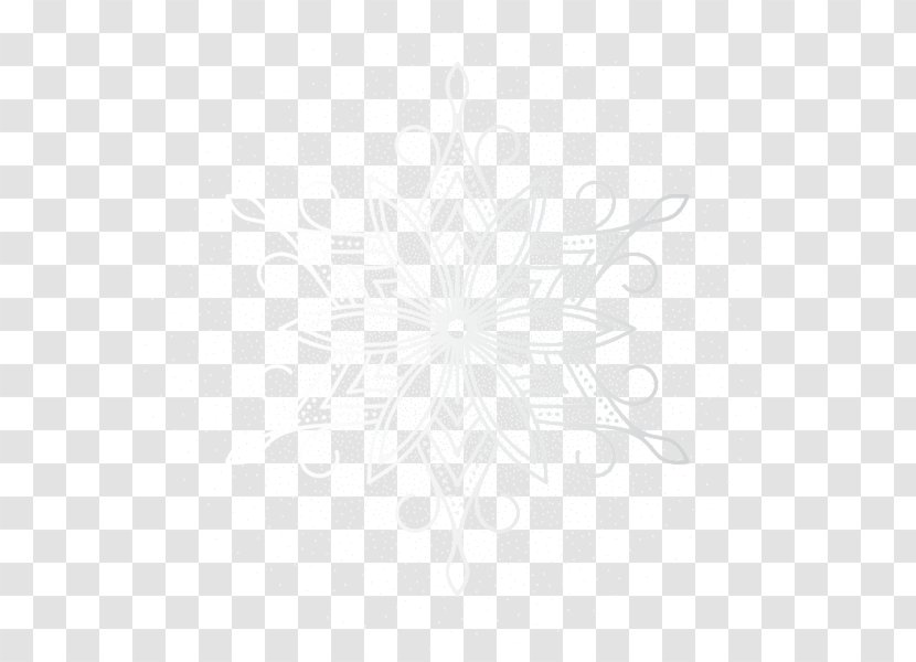 Snowflake Desktop Wallpaper Clip Art - Monochrome Transparent PNG