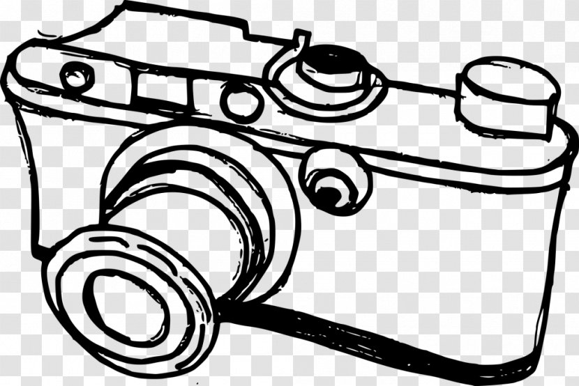 Drawing Camera Clip Art Photography - Coloring Book - Old Transparent PNG
