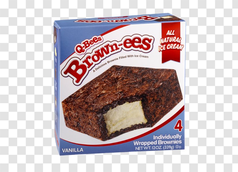 Snack Cake Chocolate Brownie Junk Food - BROWNIE ICE CREAM Transparent PNG