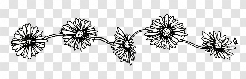 Black And White Drawing - Symmetry - Flower Transparent PNG