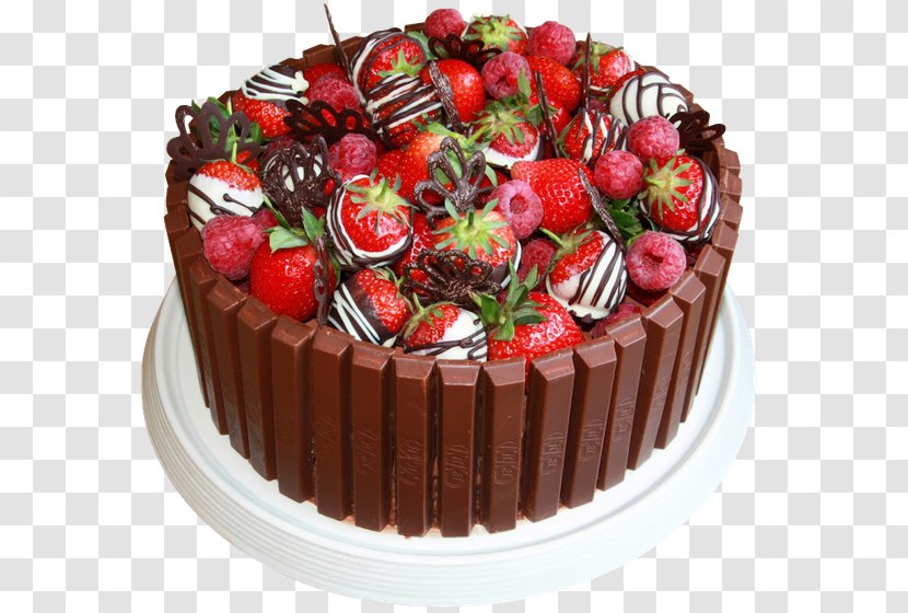 Chocolate Cake Tart Birthday - Frozen Dessert Transparent PNG