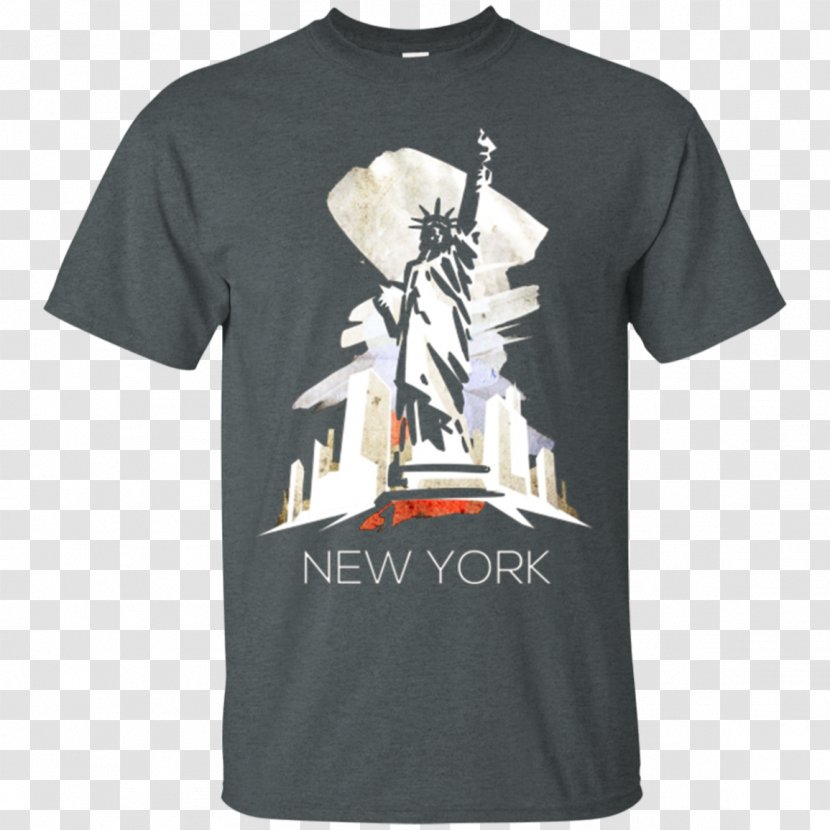 T-shirt Hoodie Sleeve Sweater - Longsleeved Tshirt - I Love New York Transparent PNG