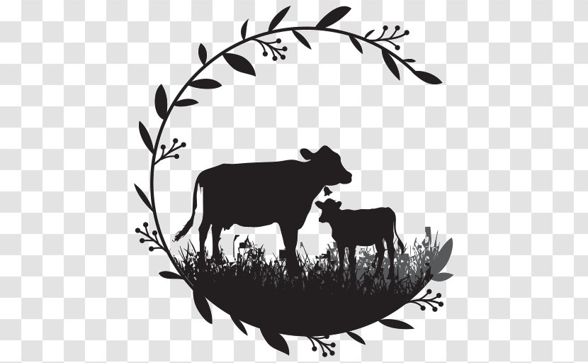 Circle Silhouette - Boar - Bovine Stencil Transparent PNG