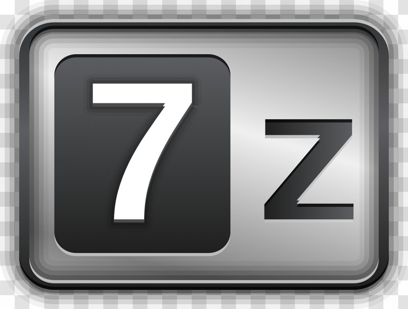7-Zip 7z Computer Program - Zipper Transparent PNG