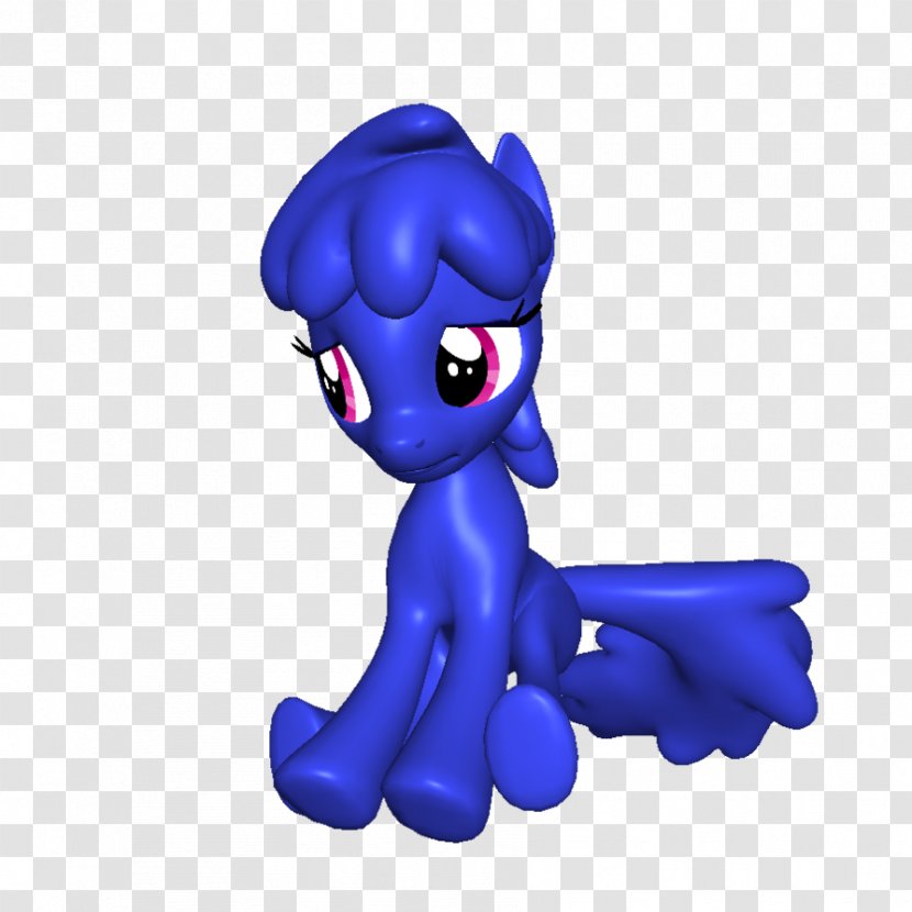 Horse Cobalt Blue Pony Purple Electric - Figurine - Strenght Transparent PNG