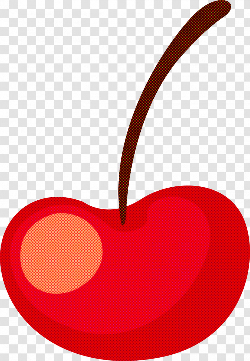 Red Heart Line Cherry Plant Transparent PNG
