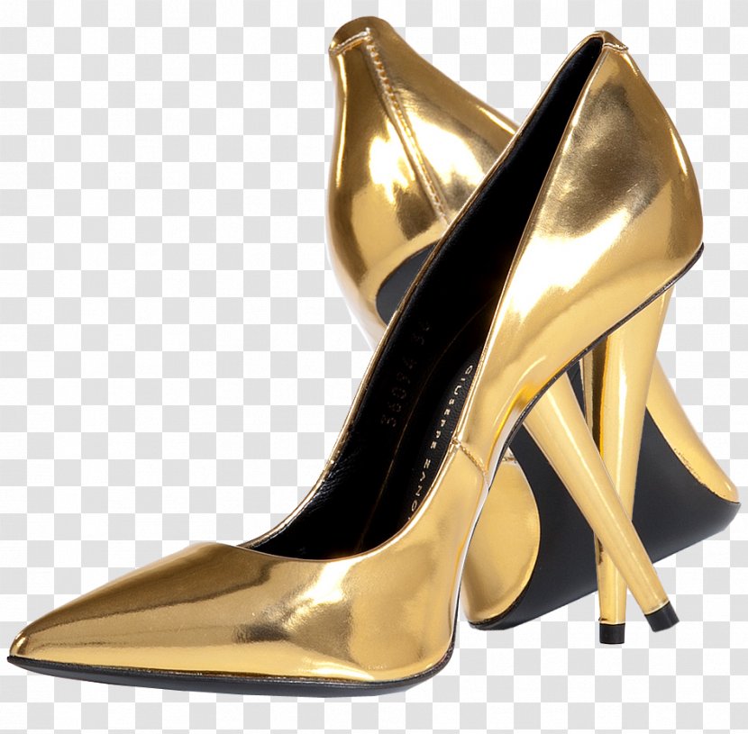 Court Shoe High-heeled Footwear Gold Sneakers - High Heeled - Women Shoes Transparent PNG
