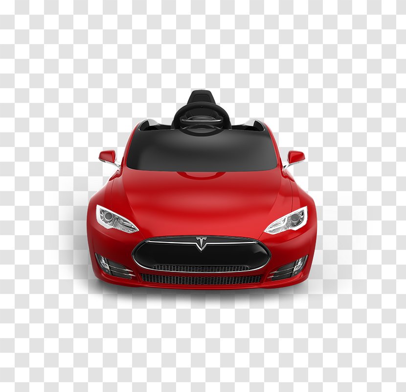 Tesla Motors Car 2016 Model S Electric Vehicle - Grille Transparent PNG