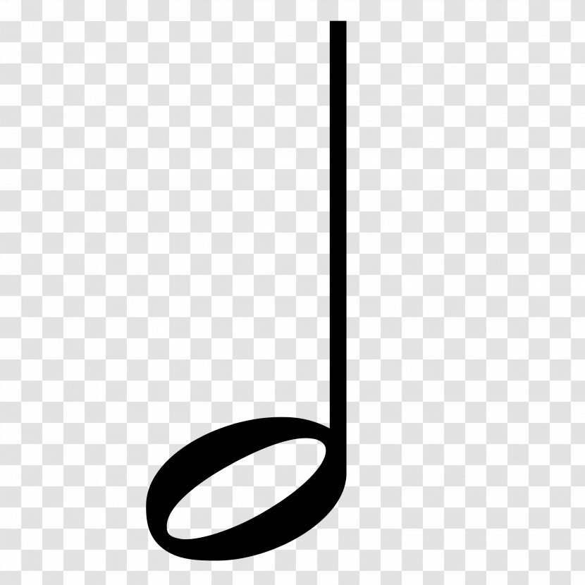 Musical Note Half Eighth Rest Clef - Silhouette - Notes Transparent PNG