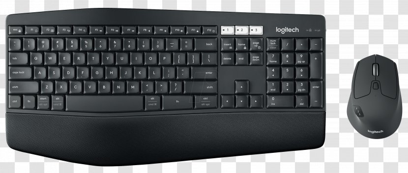 Computer Mouse Keyboard Wireless Logitech Unifying Receiver - Numeric Keypad Transparent PNG
