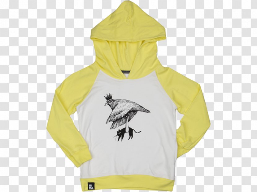 Hoodie T-shirt Bluza Sleeve - Yellow Transparent PNG