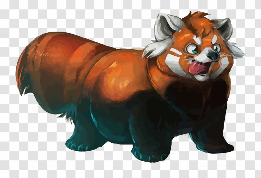 Red Panda Giant Drawing Animal DeviantArt - Character - Vector Transparent PNG