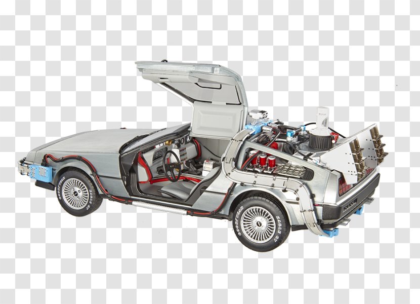 DeLorean DMC-12 Car Time Machine Back To The Future Die-cast Toy - Vehicle Transparent PNG