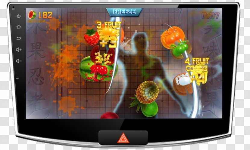 Kinect Fruit Ninja Xbox 360 The Gunstringer Television Set - Gadget - Kitkat Transparent PNG