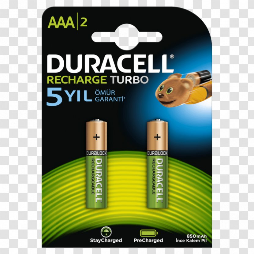 Battery Charger Nickel–metal Hydride Rechargeable Duracell Electric - Aa Transparent PNG