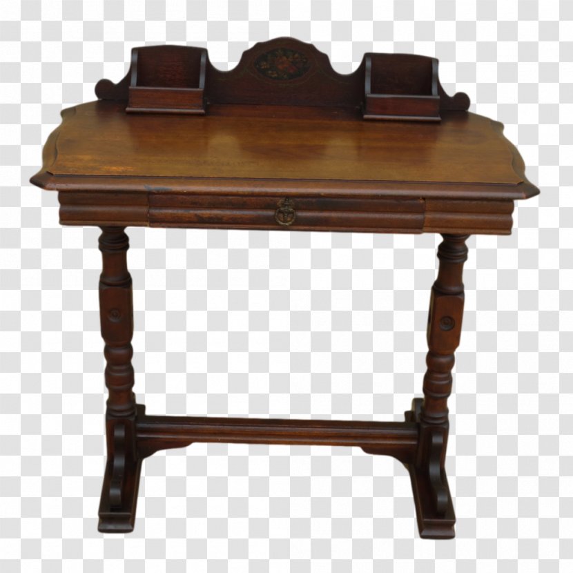 Table Wood Stain Desk Antique - End Transparent PNG