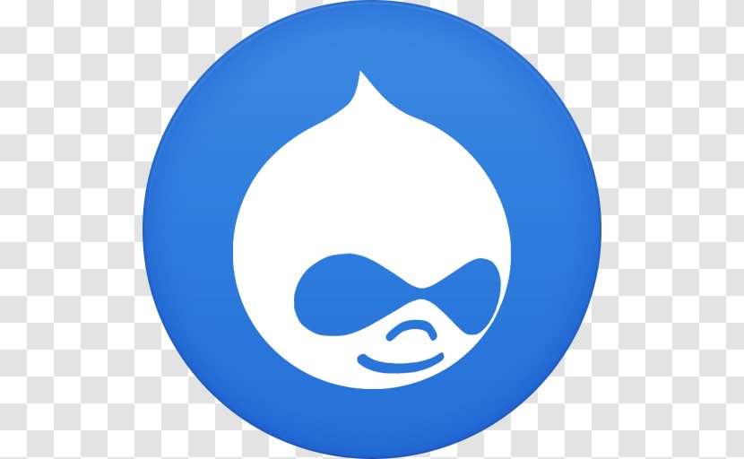 Blue Symbol Smile Circle - Drupal Transparent PNG