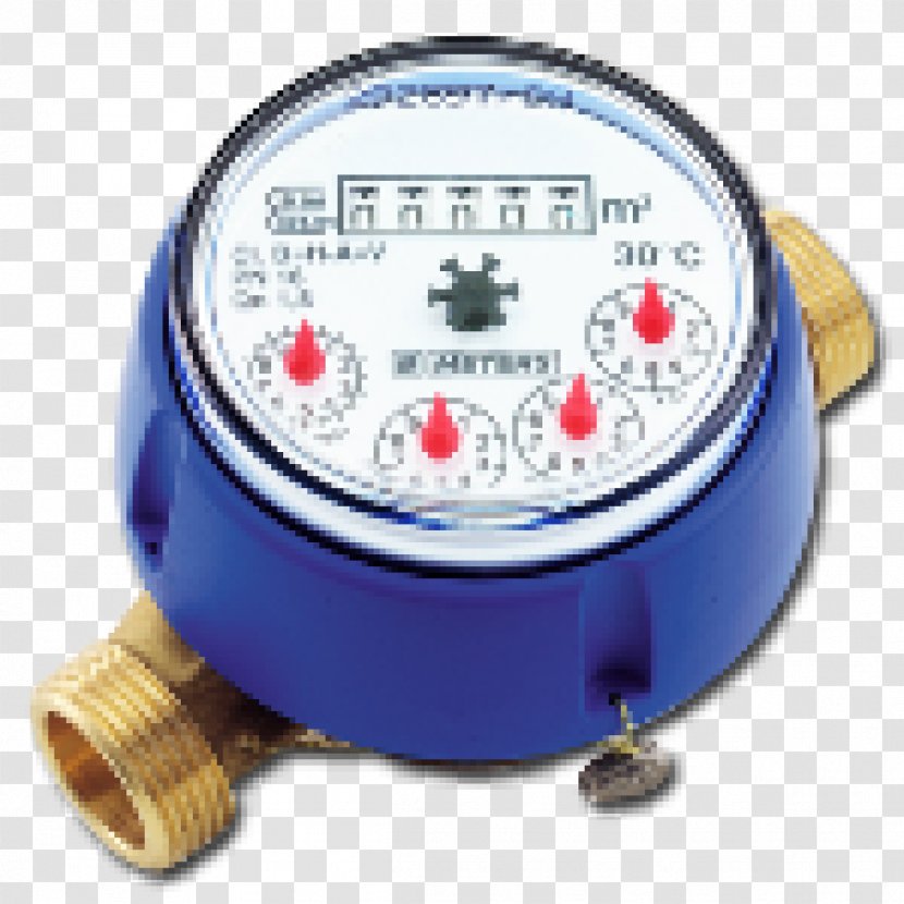 Contatore Dell'acqua Counter Drinking Water Gas - Pressure Meter Transparent PNG