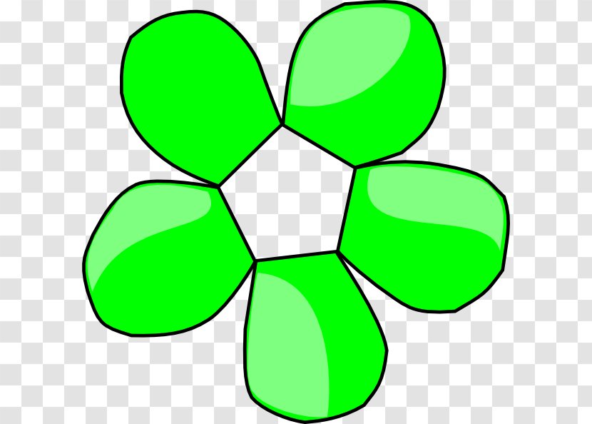 Green Flower Clip Art - Symbol Transparent PNG