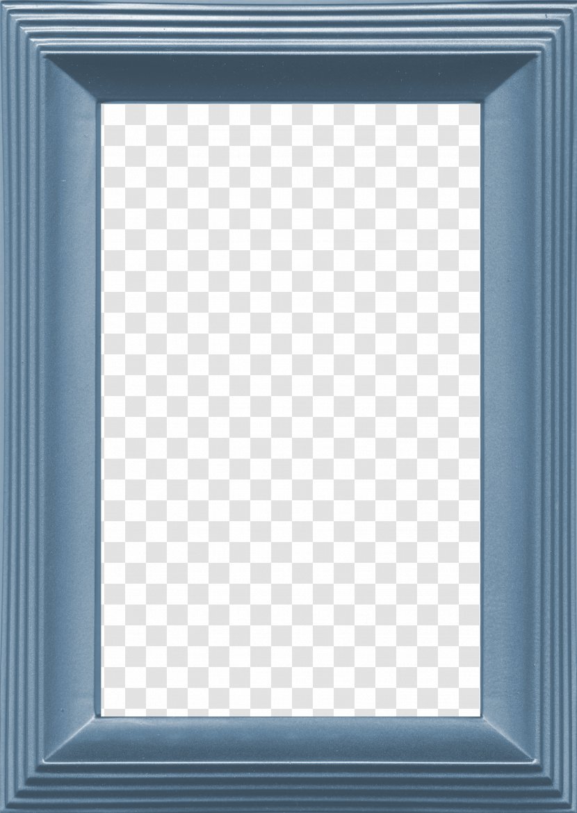 Blue Picture Frame Transparent PNG