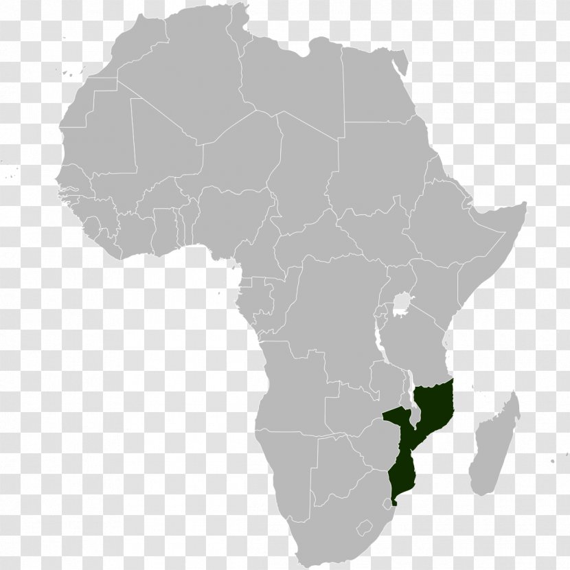 Africa World Map - Image Transparent PNG