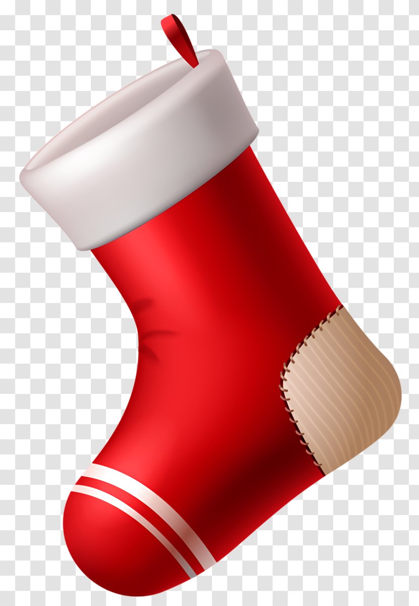 Christmas Stocking Socks - Sock - Interior Design Transparent PNG