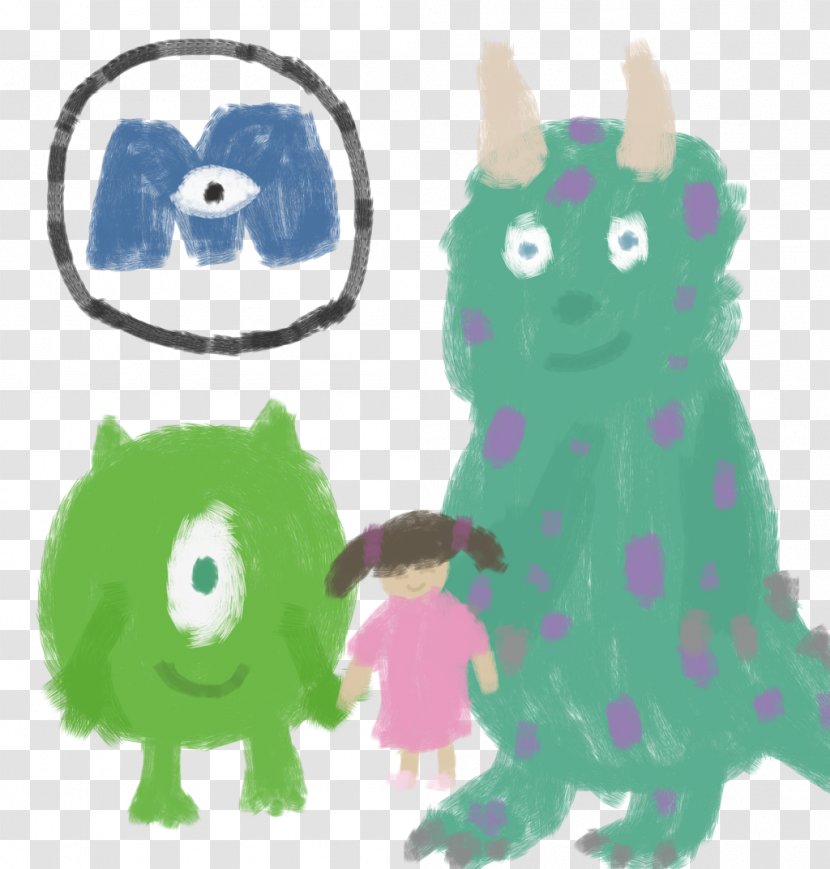 Stuffed Animals & Cuddly Toys Textile Plush Cartoon - Fiction - Monster Inc Transparent PNG