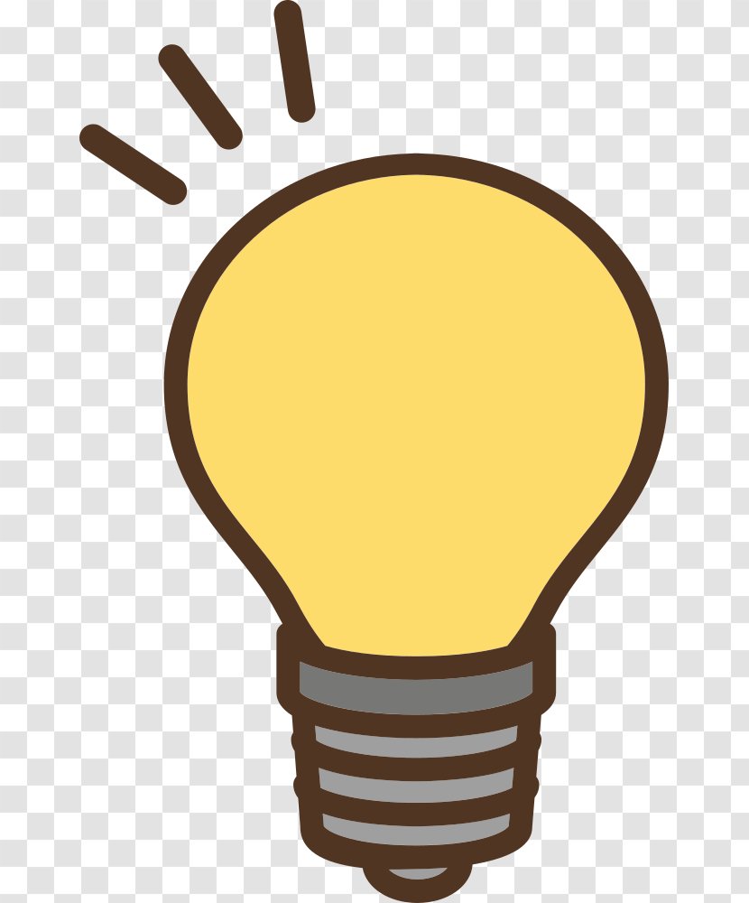 Clip Art Electric Light Incandescent Bulb Illustration - Edison Screw Transparent PNG