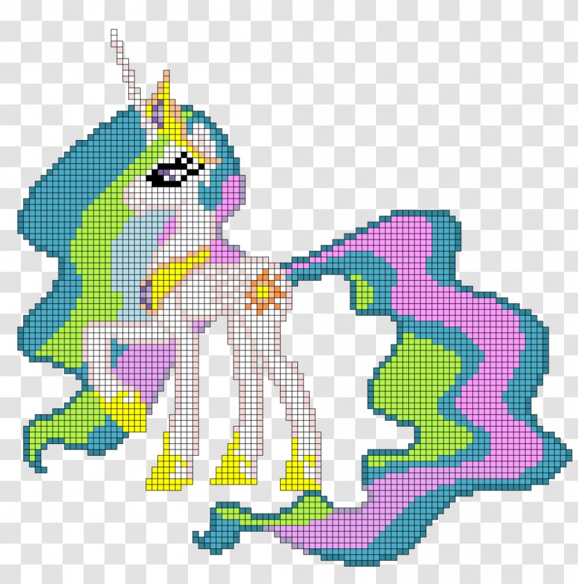 Princess Cadance Celestia Luna Rainbow Dash Minecraft - Bead - Poster Transparent PNG