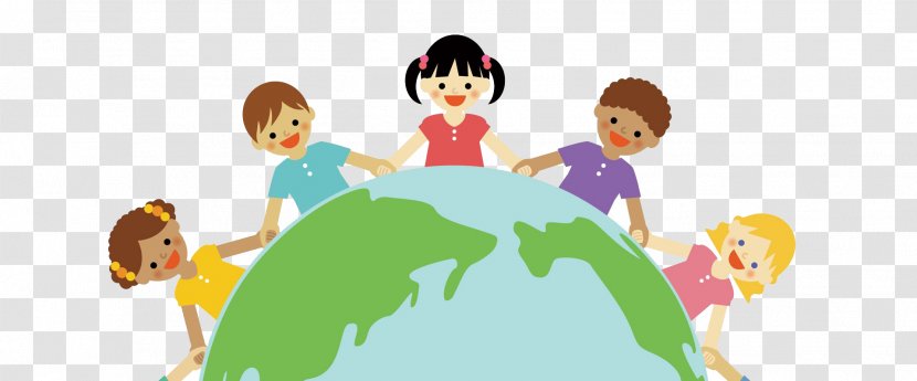 Earth Clip Art - Multiculturalism - Cartoon Kids And Transparent PNG