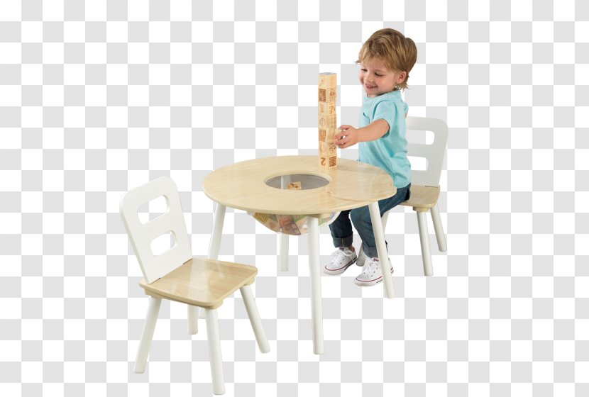 Table Chair Child Furniture Wood - Round Transparent PNG