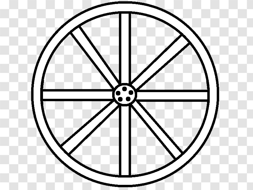 Wheel Coloring Book Black And White Clip Art - Monochrome Photography - Wagon Cliparts Transparent PNG