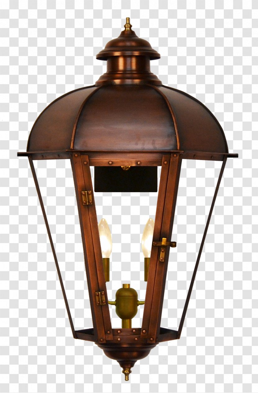 Gas Lighting Lantern Street Light Fixture - Antique Transparent PNG