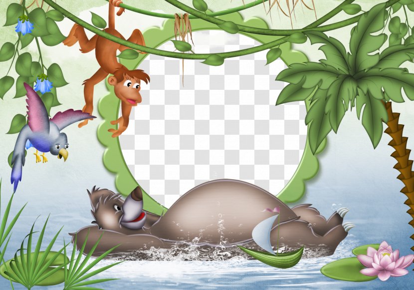 Picture Frames Photography Clip Art - Mammal - Jungle Cliparts Transparent PNG