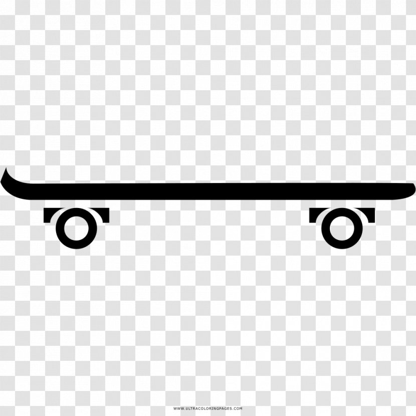 Coloring Book Drawing Skateboard Ausmalbild Longboard Transparent PNG