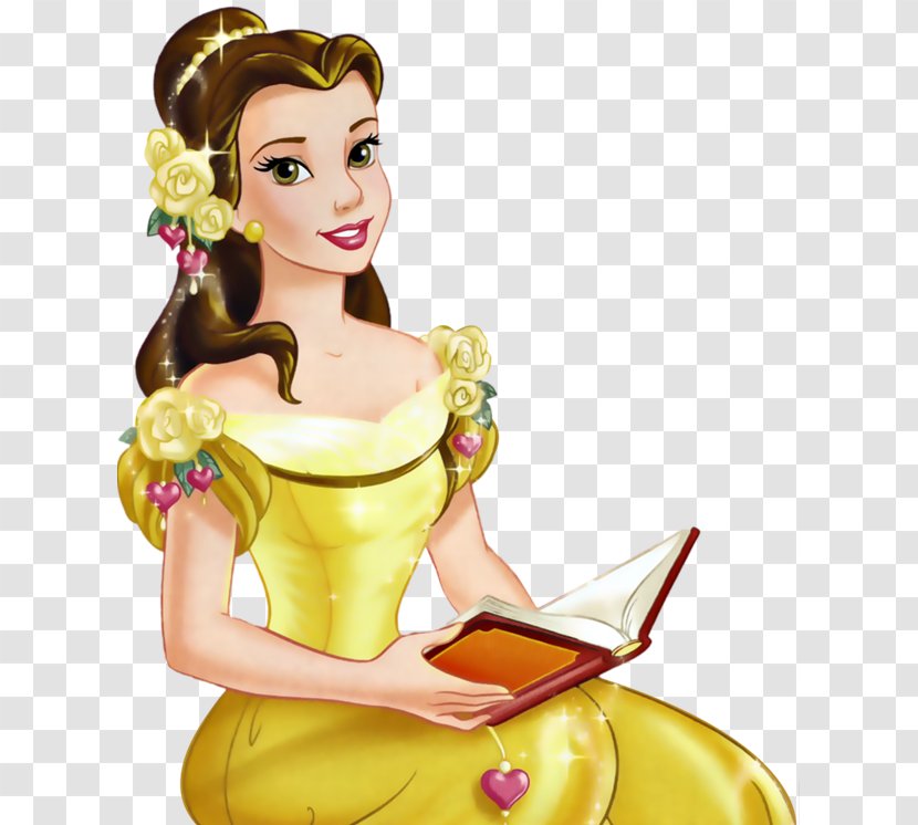 Belle Beauty And The Beast Ariel Princess Jasmine Fa Mulan - Watercolor Transparent PNG