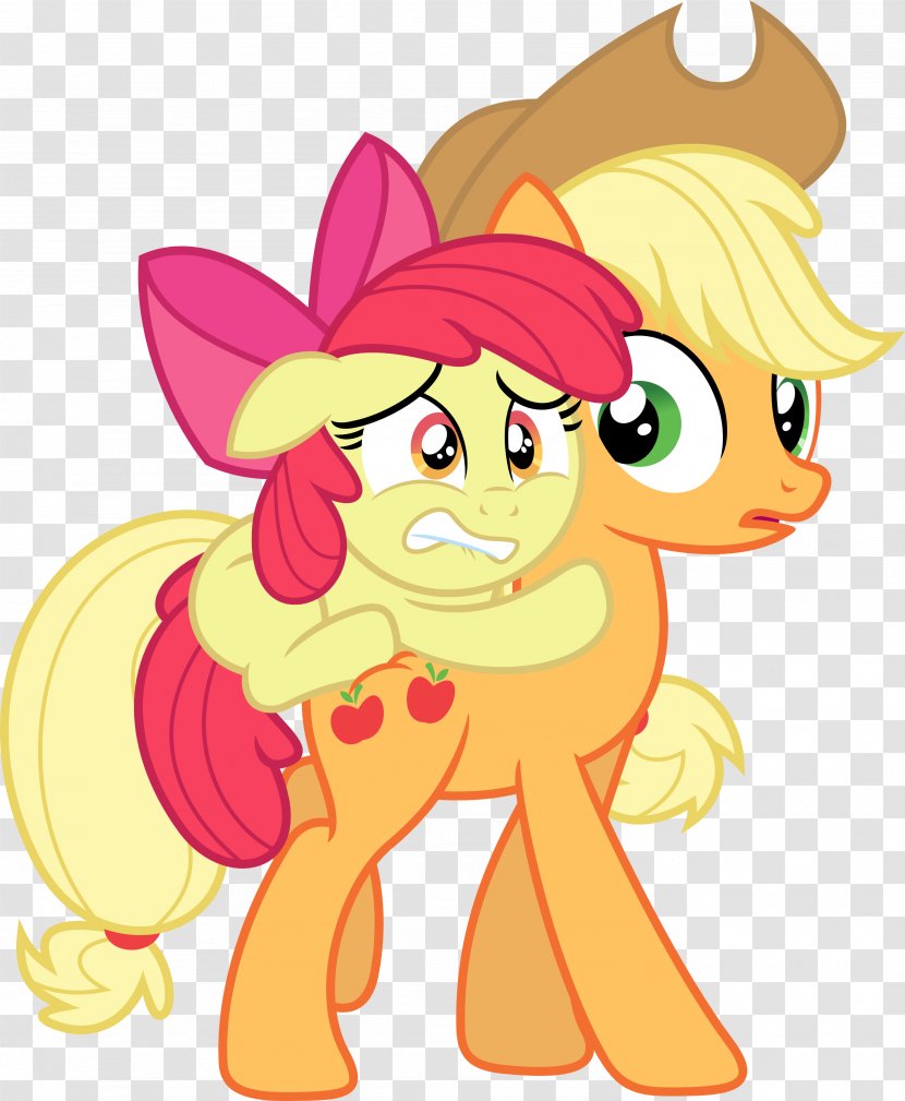 Applejack Apple Bloom Pinkie Pie Horse Pony - Tree Transparent PNG